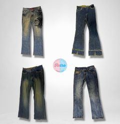 Jeans acampanados vintage Y2K (E)