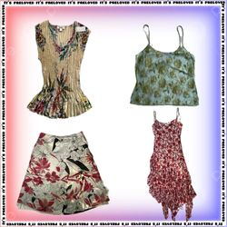 Florales Femeninos - blusas, faldas y vestidos (SS..