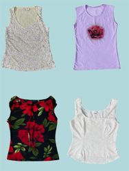 Y2K Mix and Match top de alças (TS1252)