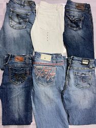 Jeans évasés brodés R172 Ladies Y2k