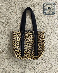 Upcycled Leopard Print Bag