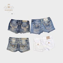 Miss Me True Religion y pantalones cortos Rock Rev..