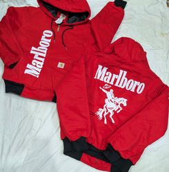 Jaquetas estilo Rework Carhartt X Marlboro
