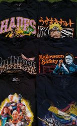 T-shirt nera stampata (2660)