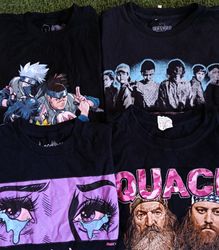 T-Shirt nere stampate (2661)