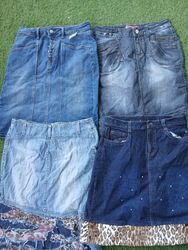 Y2k denim midi skirt 13Pcs (2674)