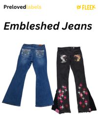 Embleshed & Embroidery Jeans Bundle – ( Wcv : 1047..