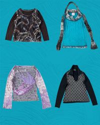 Y2K full sleeves Tops (TS:1275)