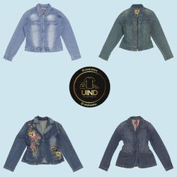 Y2K Sleek Denim Jackets (ft. ESPRIT)