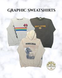Graphic Sweatshirts (E51)