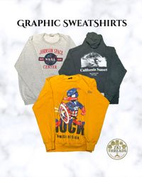 Graphic Sweatshirts (E52)