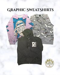 Graphic Sweatshirts (E54)