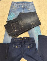 Jeans Y2K Mix – Taille basse, ornés et styles vint..