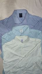 #02 camisas de algodão Brooks Brothers