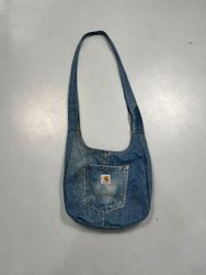 Upcycled Carhartt Denim Schultertasche