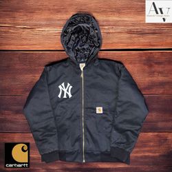 Carhartt Rework Style Yankees schwarze Jacken