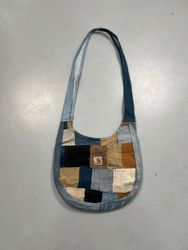 Upcycled Carhartt Patchwork Sling Bag