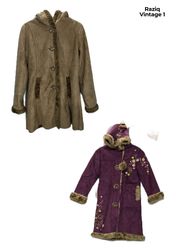 Y2K Suede Shearling Coats