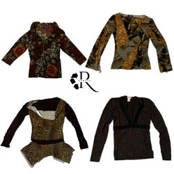 Y2K Gronge Tops à Manches Longues (RE-1143)