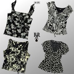 Y2K Black Fantasy Sleeveless Tops (AA-375)