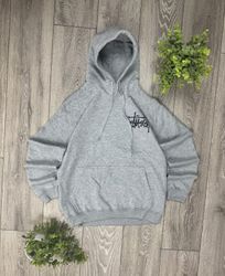 Stussy rework style pullover hoodie