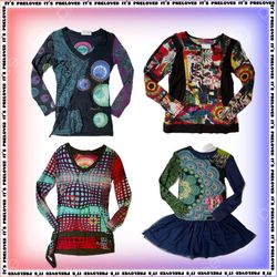Artsy Street Style Y2K Tops FT Desigual (SS-1505)