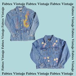 (FV-257) Chaquetas de mezclilla con detalles adorn..