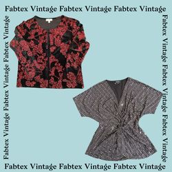 (FV-252) Y2K Shimmer Tops