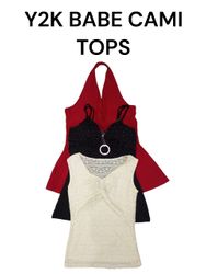 Y2K babe cami tops