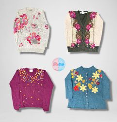 Asortimento de Punto Floral Vintage (E)