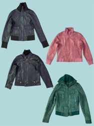 2000s Distressed Leather Jacket Collection (TS-129..