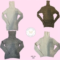 Ribbed High Neck Sweater – Timeless Warm Layer for..