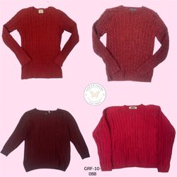 Cable Knit Sweater – Cozy Vintage Chunky Knit Clas..