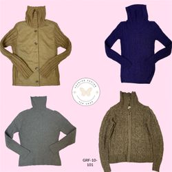 High Neck Sweater – Cozy Knit Winter Essential (GR..