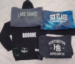 Conjunto de Moletom Impresso Vintage Sem Marca CRZ..