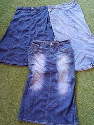 Gonna lunga in denim 11Pz (2687)