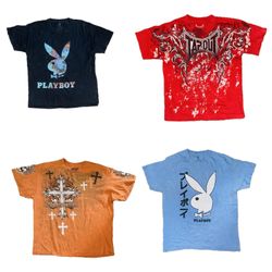 T-shirts Affliction et Playboy