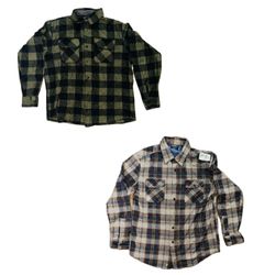 Branded flannel shirts