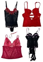 Romantisches Gothic-Lingerie-Bustier: TT-035