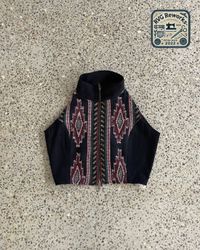 Colete de Dois Zíperes em Tapeçaria Reciclada