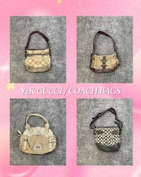 Y2K Coach and Guess bags
