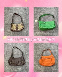 Sacs Y2K : Cuir et Suède