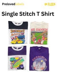 Camisetas de Costura Simples (1090)