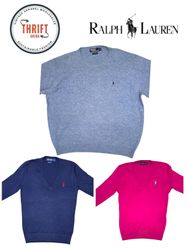 T1951 Ralph Lauren Light Sweaters (Only V-Neck)
