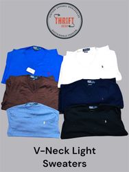 T1952 Ralph Lauren Light Sweaters (Only V-Neck)