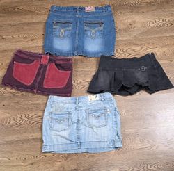 Y2k mini skirts