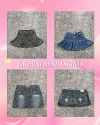 Gonna Micro-Mini Y2K a Vita Bassa