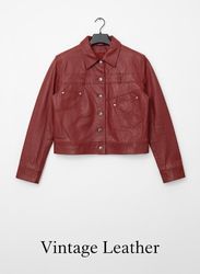 Giacche in vera pelle vintage stile streetwear