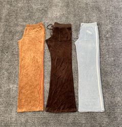 y2k Velour Track Pant "Bling" Bottoms Pack