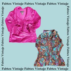 (FV-255) Y2K Aesthetic Tops Bundle - Purple & Burg..